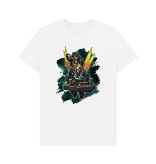 White Seraphon Skink Starseer White T Shirt