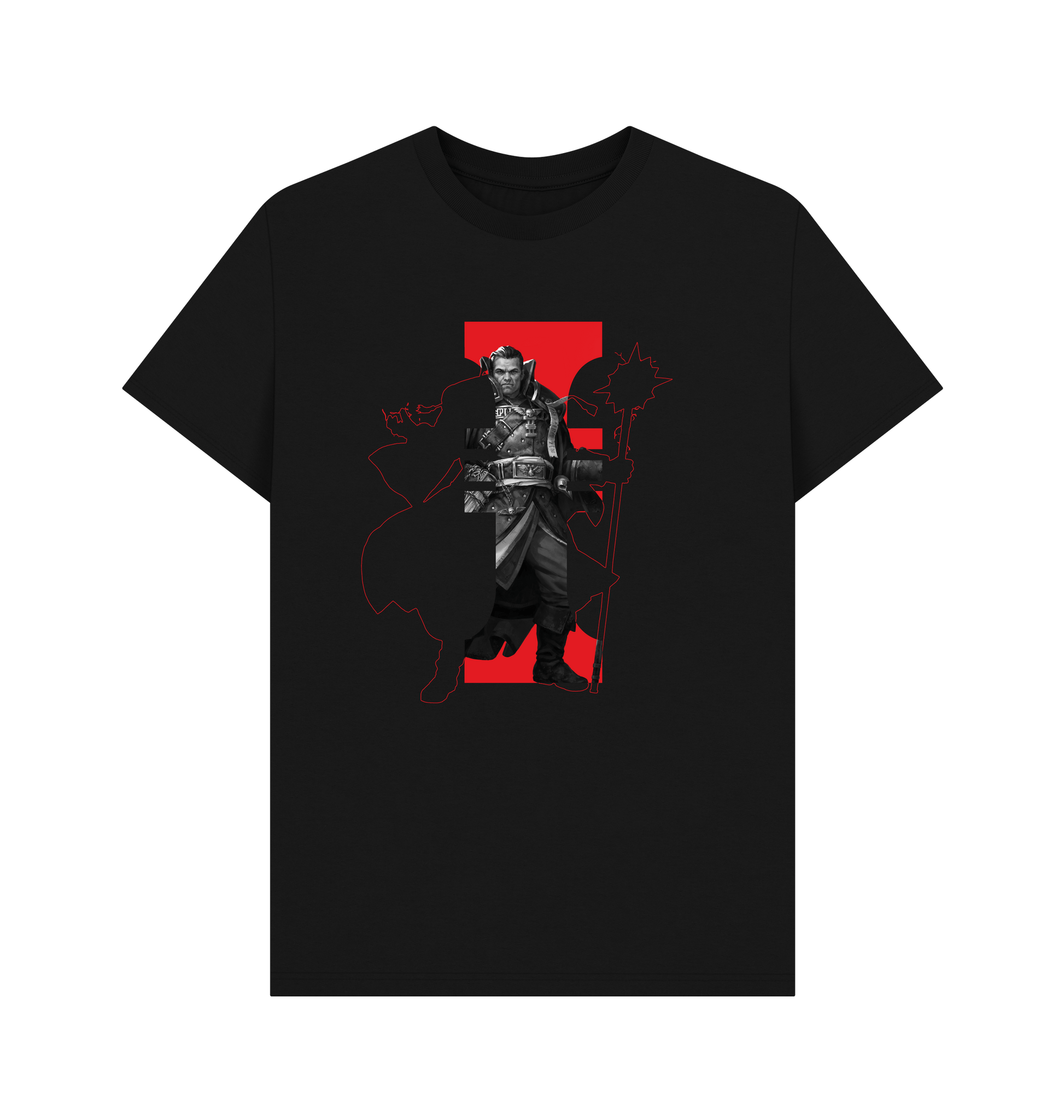 Black Premium Eisenhorn Montage T Shirt