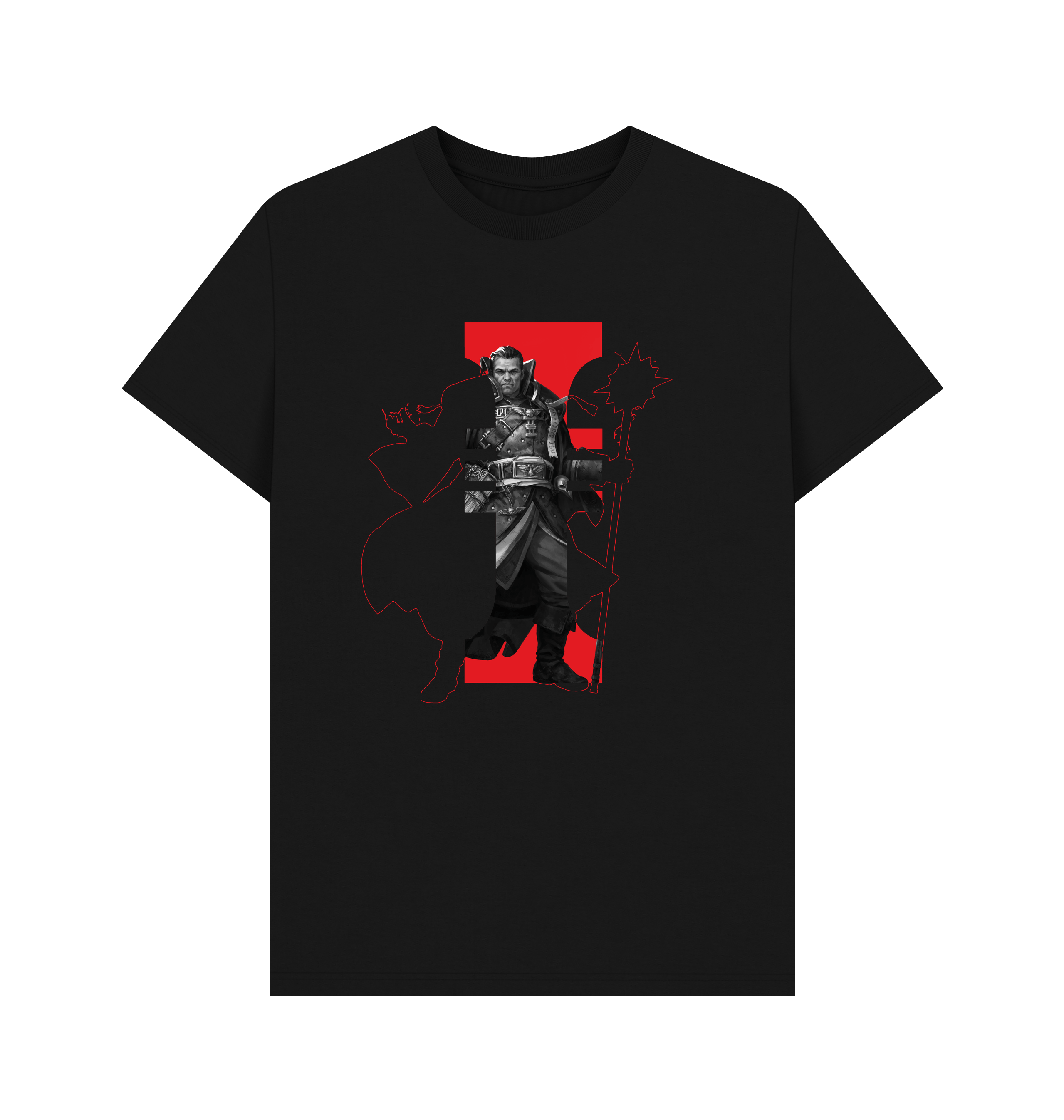 Black Premium Eisenhorn Montage T Shirt