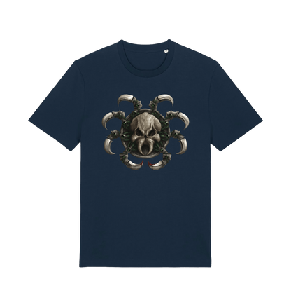 French Navy Printed T-shirt