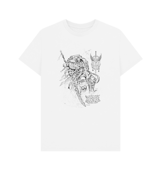 White Premium Grey Knights T Shirt