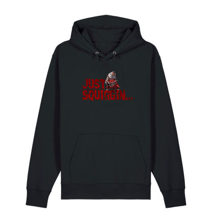 Black Printed Sweater Front