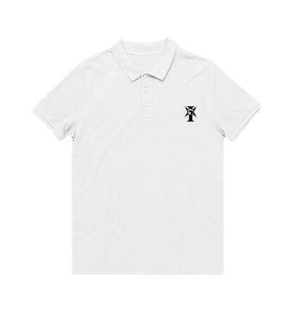 White Polo Shirt Front