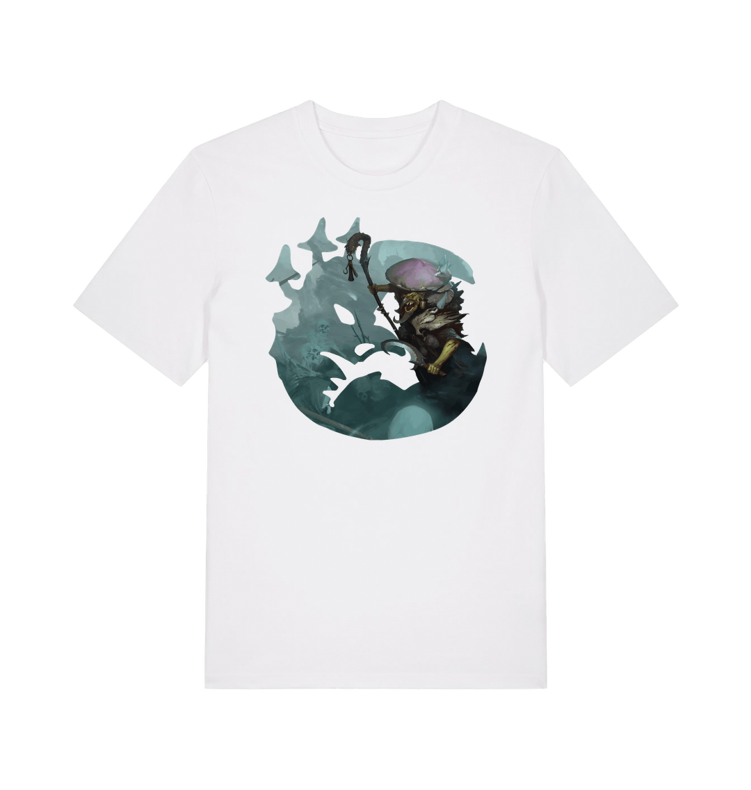 White Printed T-shirt Front