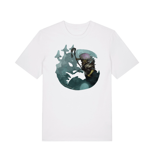 White Printed T-shirt Front