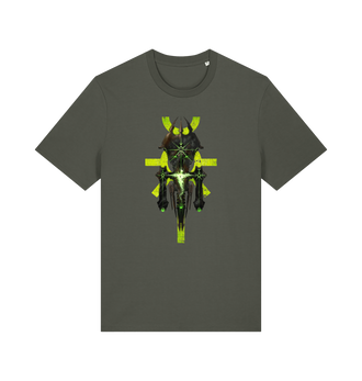 Khaki Premium Necrons Silent King Icon Design T Shirt