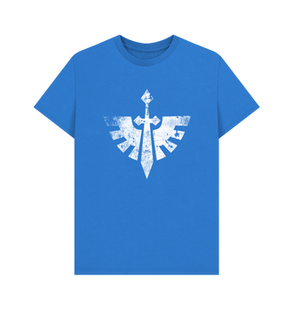 Bright Blue Dark Angels Battleworn Insignia T Shirt