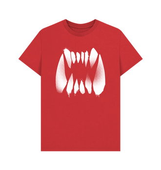 Red Destruction Graffiti Insignia T Shirt