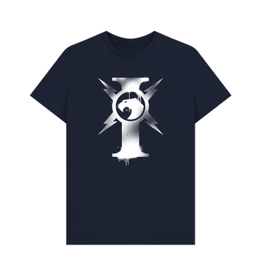 Navy Blue Adeptus Custodes Graffiti Insignia T Shirt