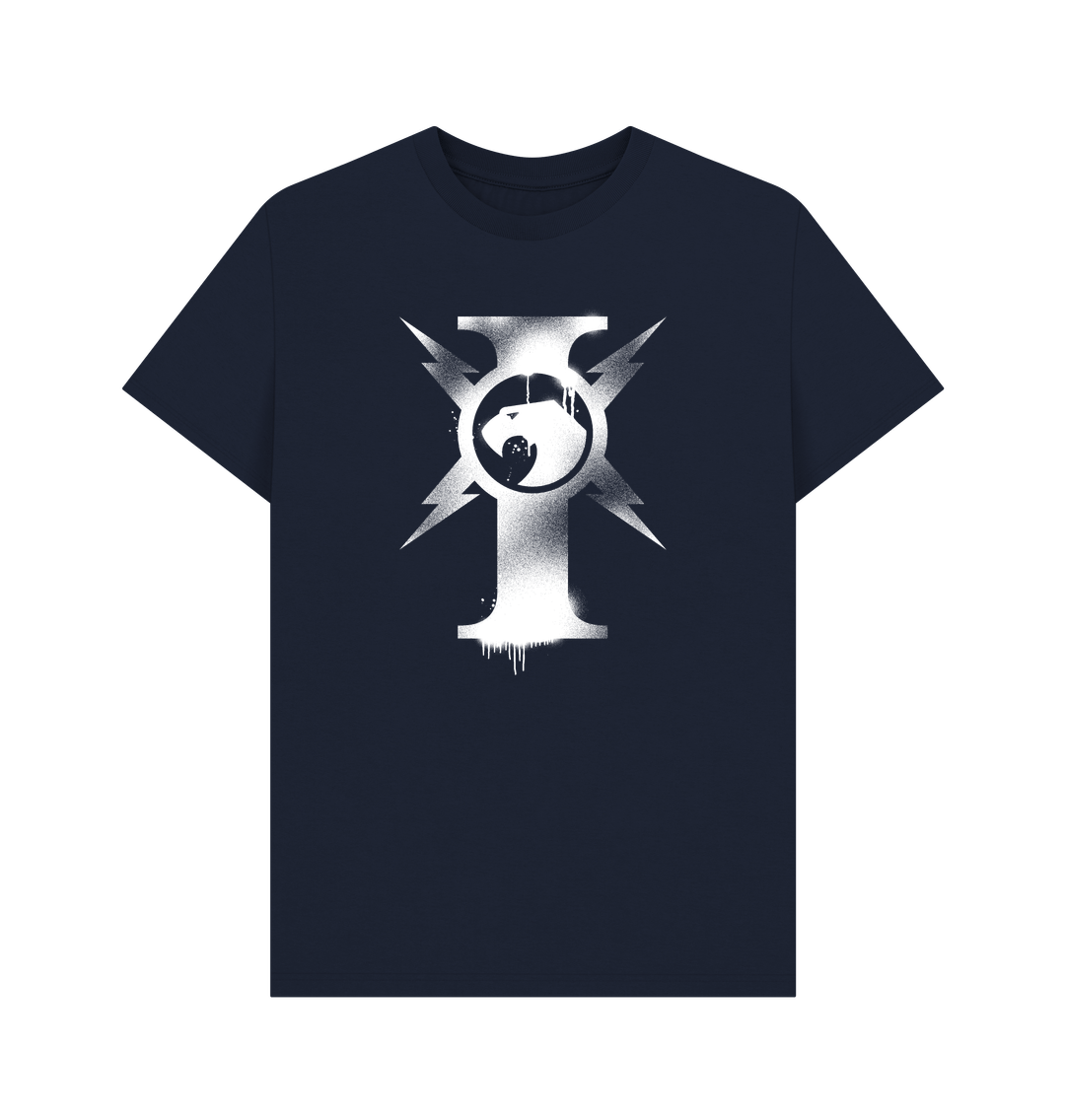 Navy Blue Adeptus Custodes Graffiti Insignia T Shirt