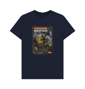 Navy Blue Warhammer Fantasy Battle 6th Edition - Wood Elves T Shirt