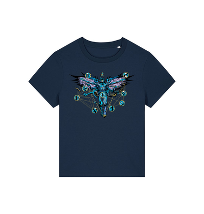 French Navy Printed T-shirt Front