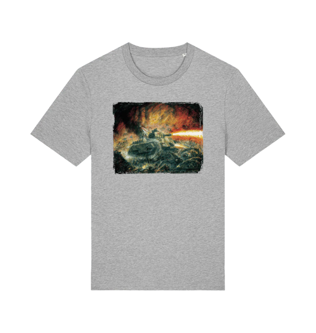 Heather Grey Printed T-shirt