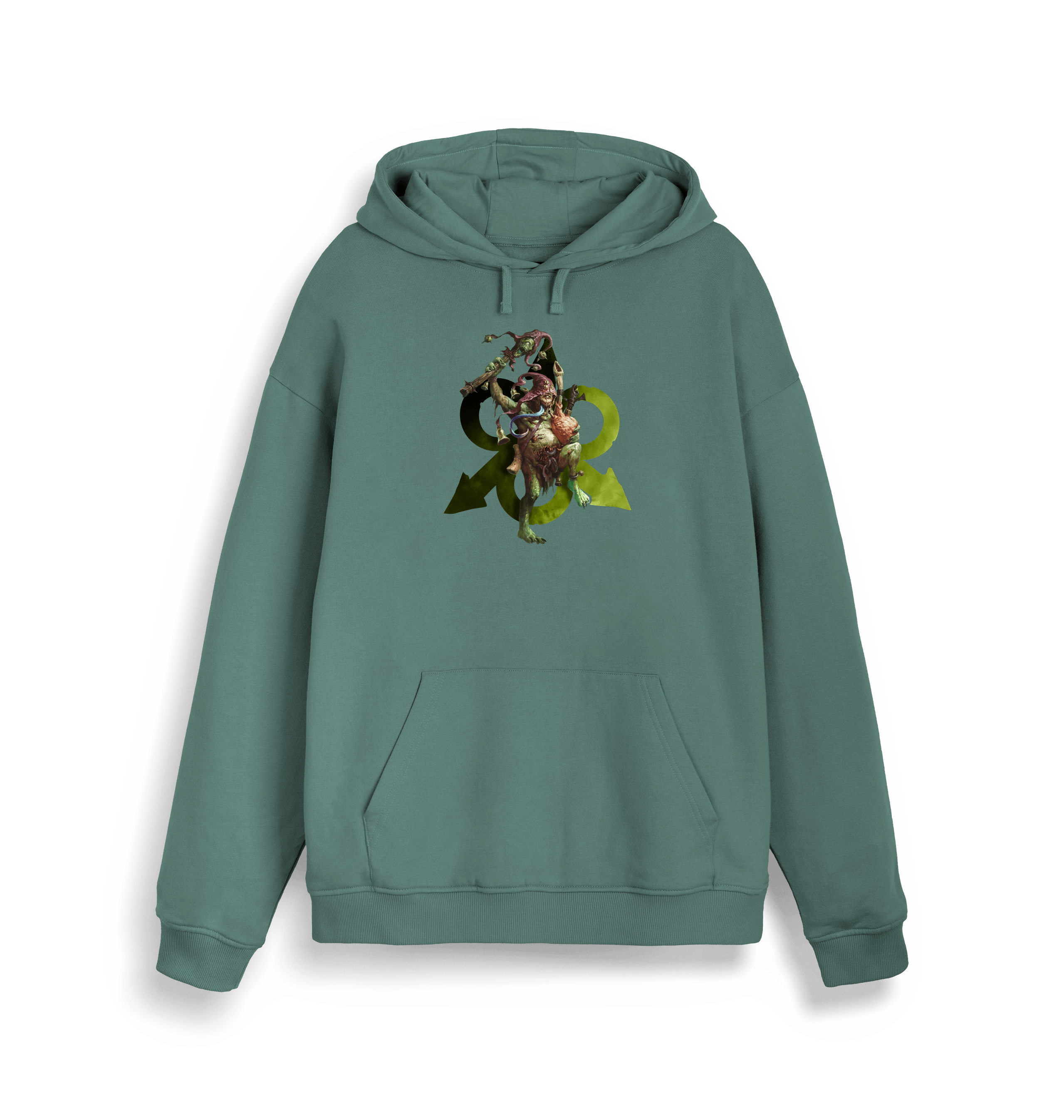 Green Bay Printed Sweater Front