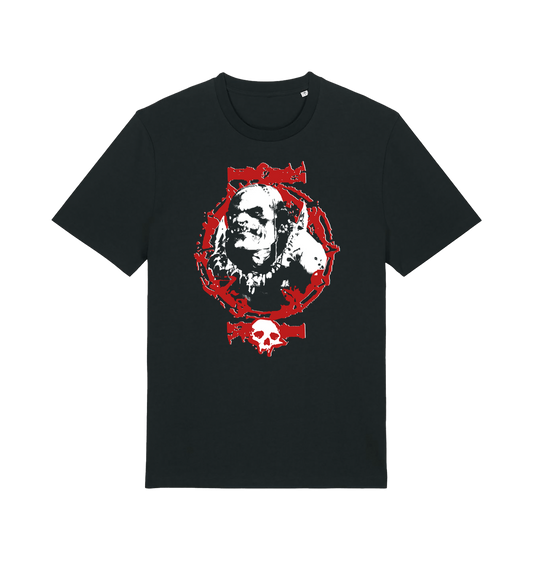 Black Printed T-shirt Front