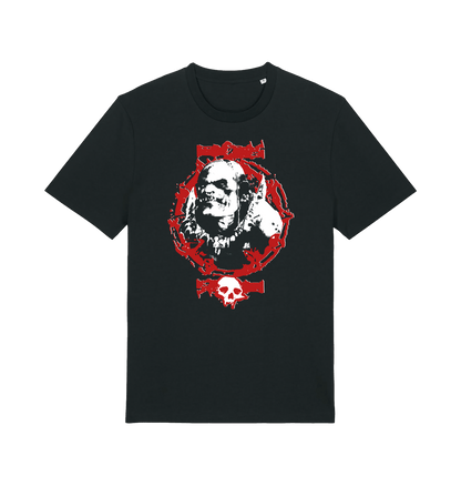 Black Printed T-shirt Front