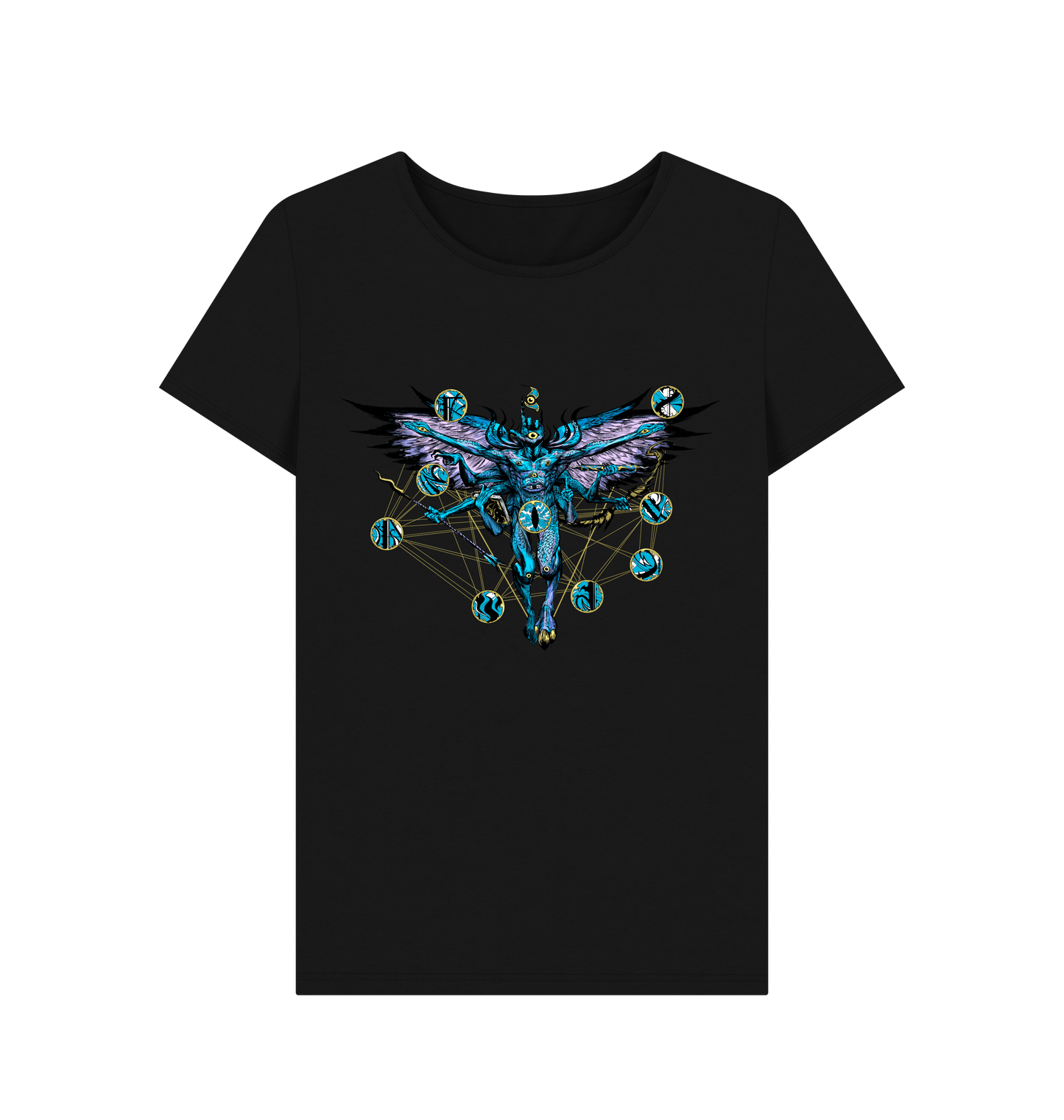 Black Disciples of Tzeentch Fitted T Shirt