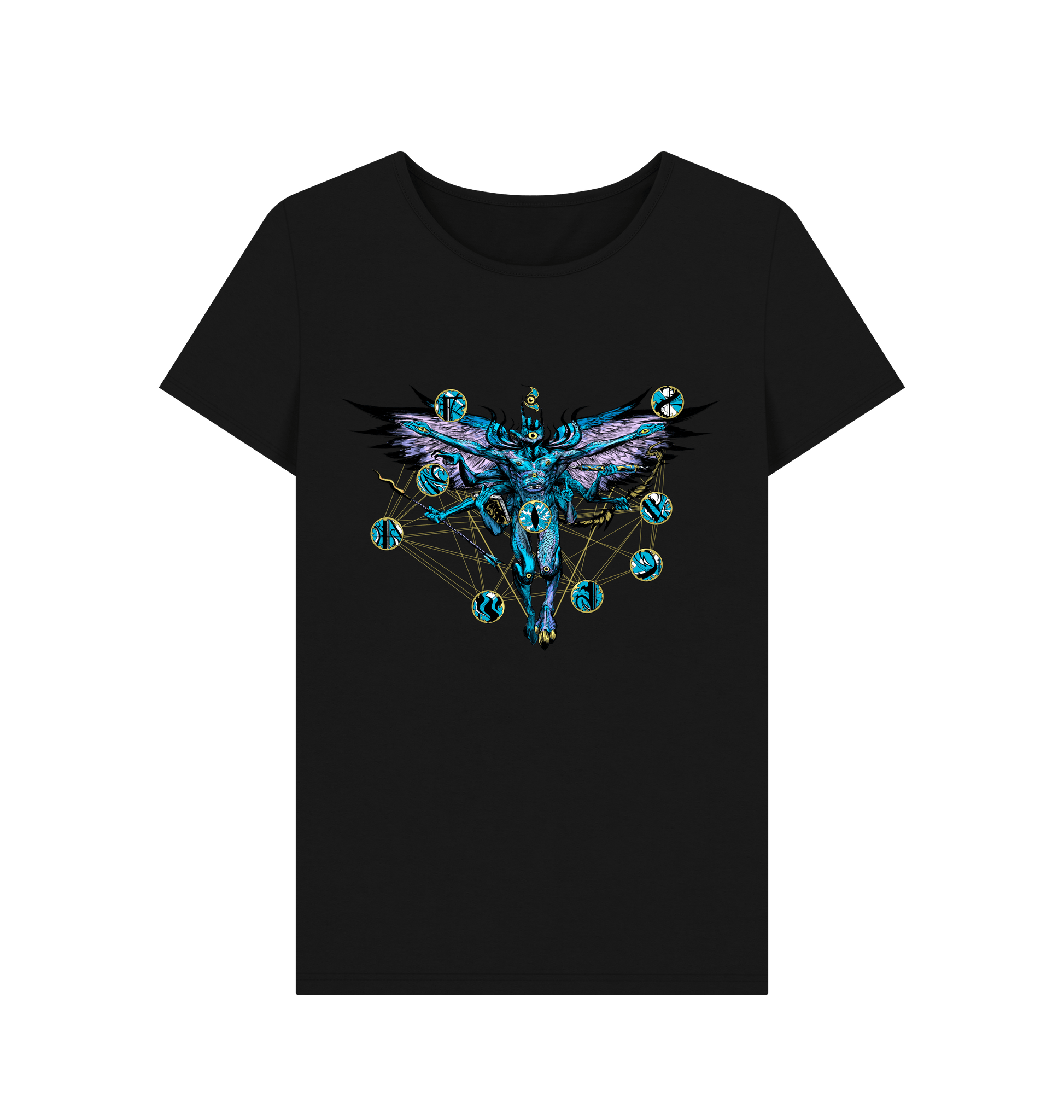 Black Disciples of Tzeentch Fitted T Shirt