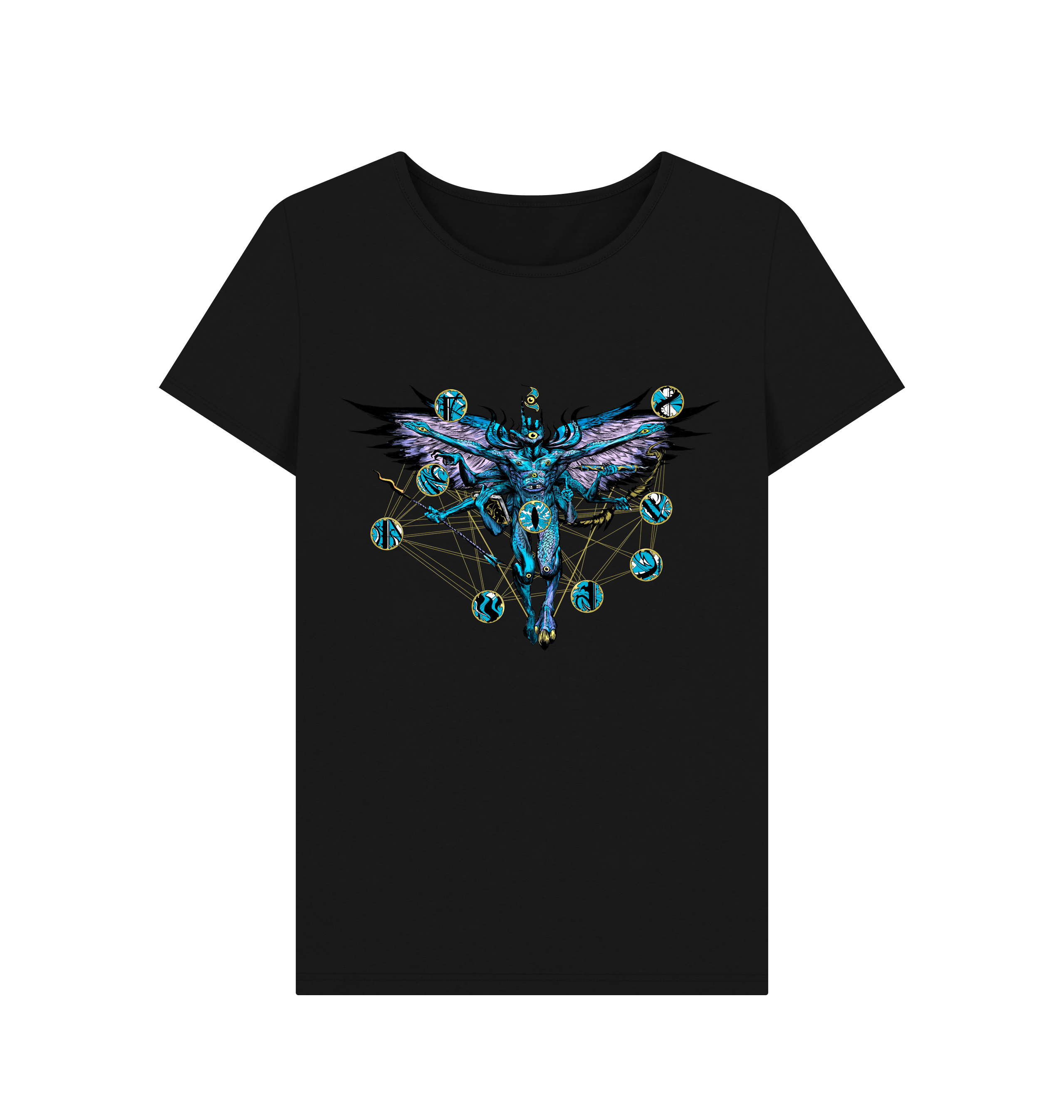 Black Disciples of Tzeentch Fitted T Shirt