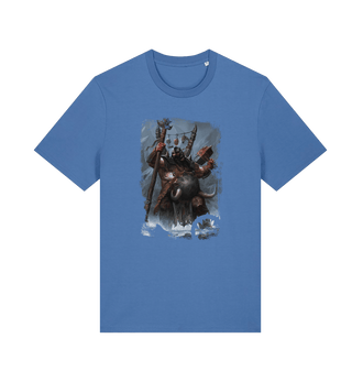 Bright Blue Printed T-shirt