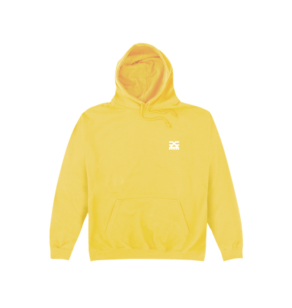 Sun Yellow Printed Hoody Front