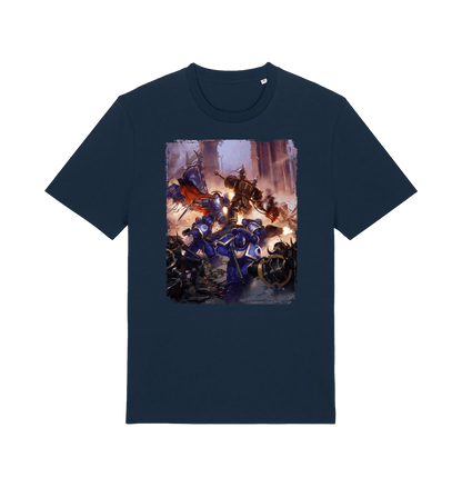French Navy Printed T-shirt