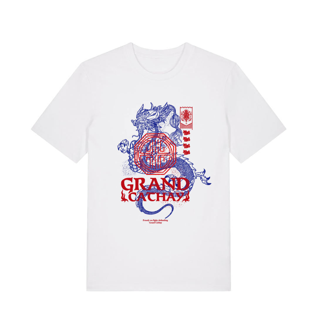 White Printed T-shirt Front