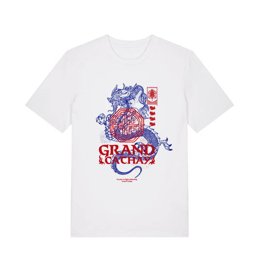White Printed T-shirt Front