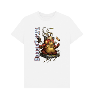 White Blood Bowl Slaan Coach White T Shirt