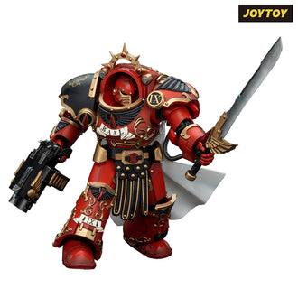 JoyToy Warhammer The Horus Heresy Action Figure - Blood Angels, Legion Praetor with Tartaros Terminator Armour (1/18 Scale) Preorder