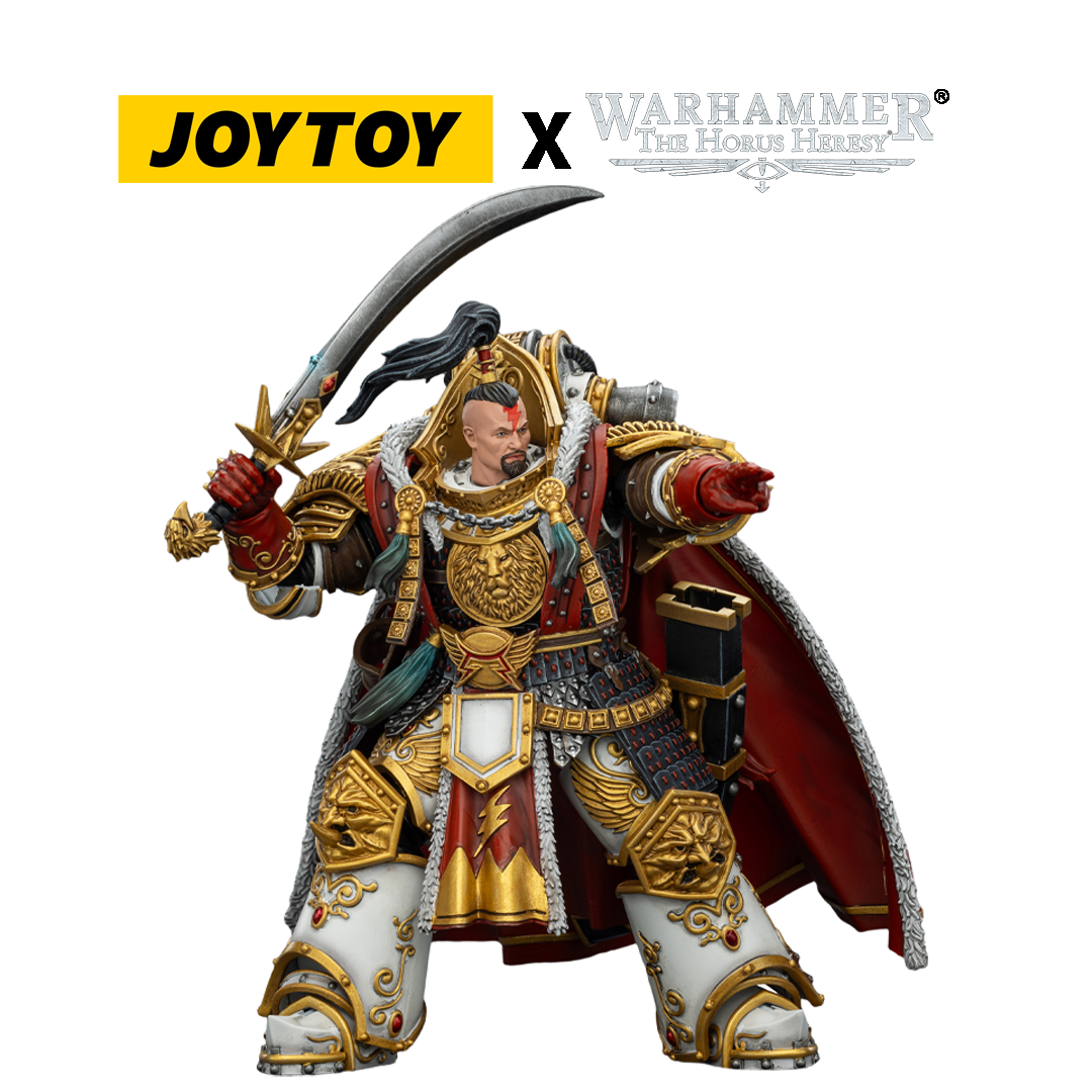 JoyToy Warhammer The Horus Heresy Action Figure - White Scars, Jaghatai Khan, Primarch of the Vth Legion (1/18 Scale) Preorder