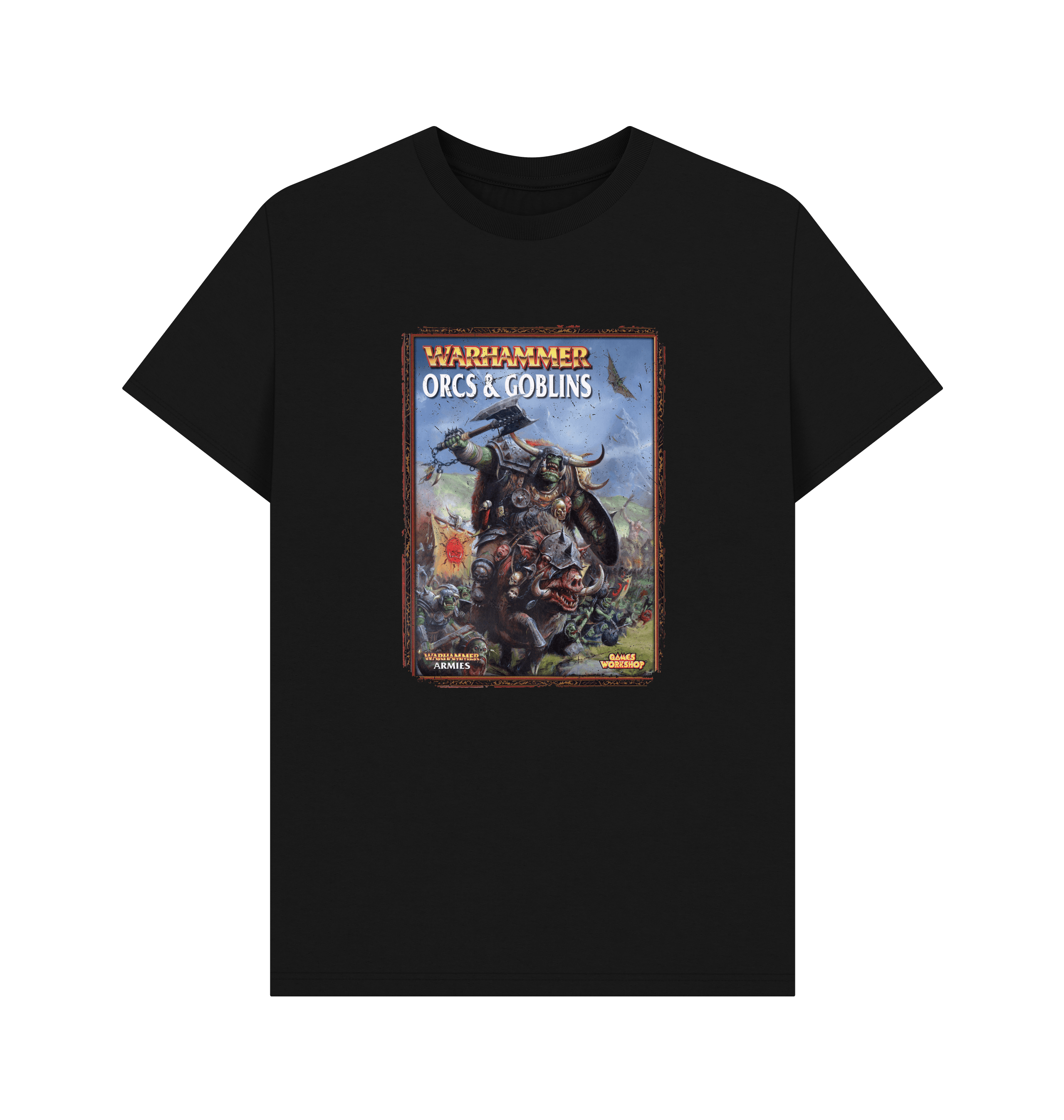 Black Warhammer Fantasy Battle 7th Edition - Orcs and Goblins T Shirt