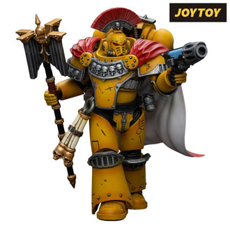 As Shown JoyToy Warhammer The Horus Heresy Action Figure - Imperial Fists, Legion Chaplain Consul, (1\/18 Scale)