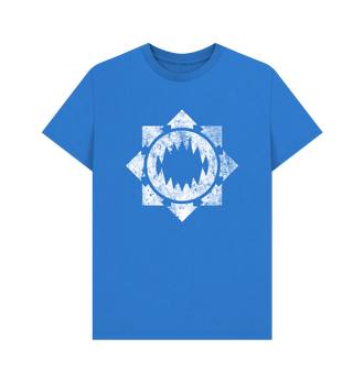 Bright Blue World Eaters Battleworn Insignia T Shirt