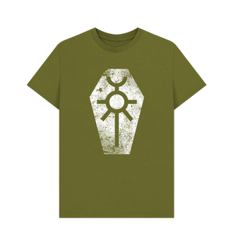 Moss Green Necrons Battleworn Insignia T Shirt