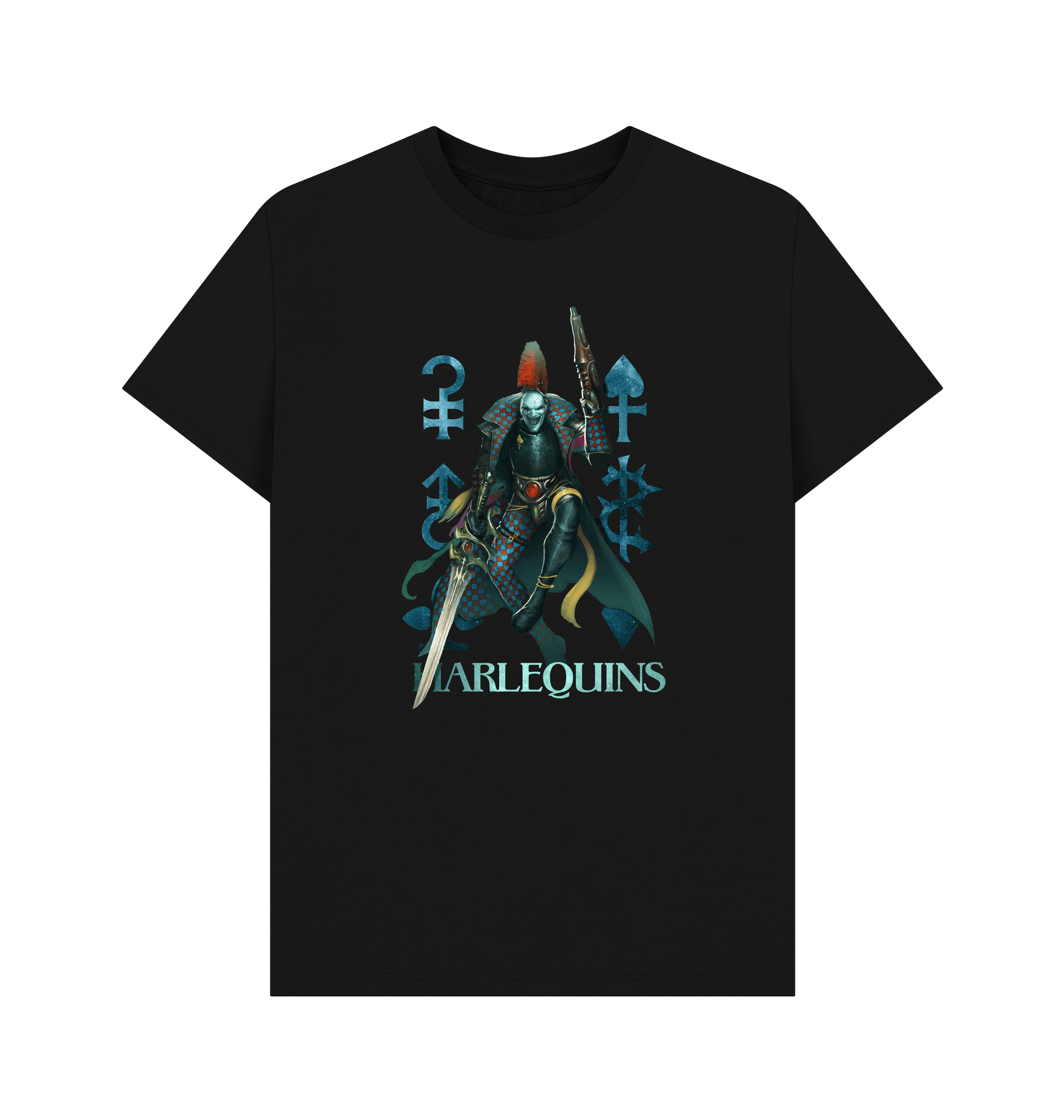 Black Premium Harlequins Troupe Master T Shirt