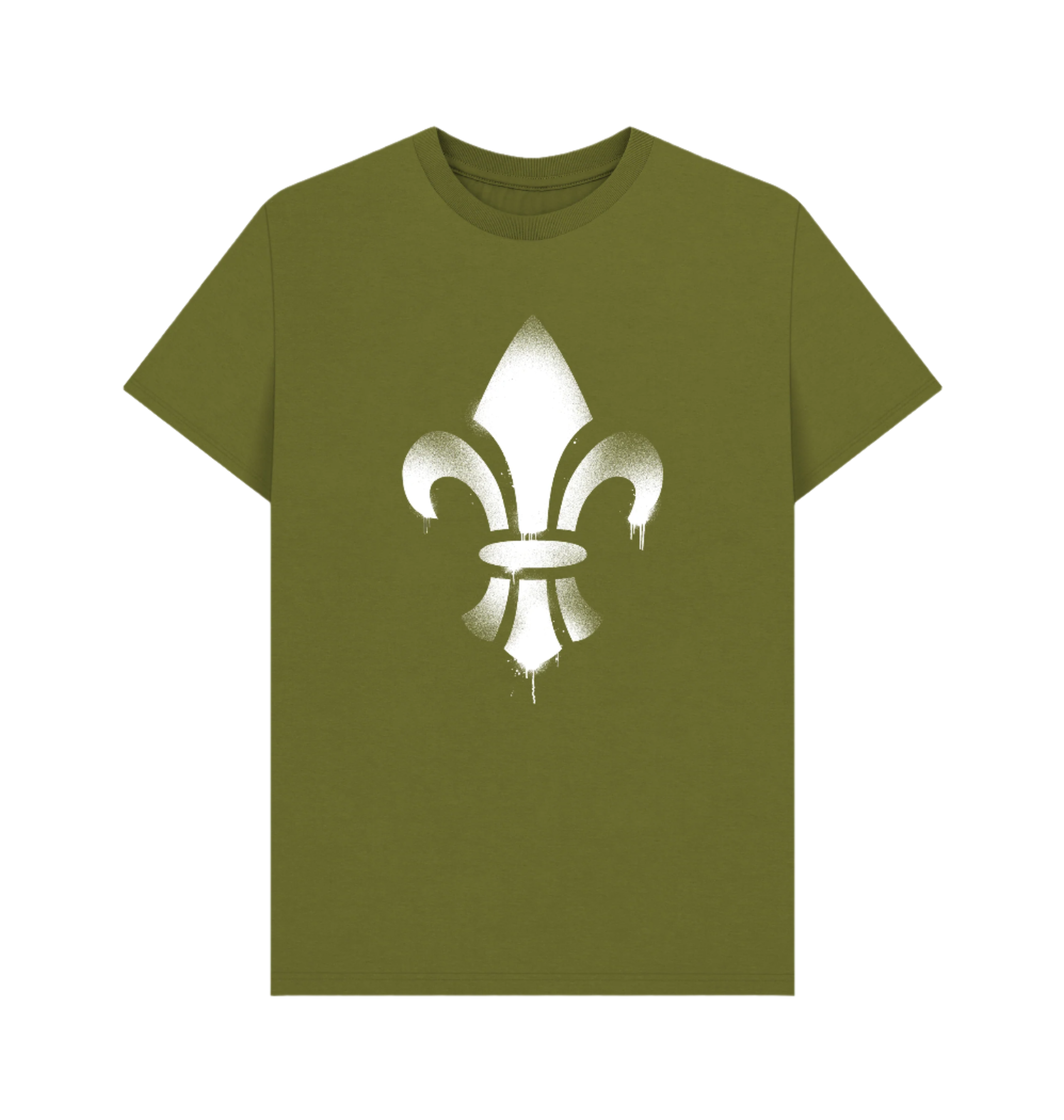 Moss Green Adepta Sororitas Graffiti Insignia T Shirt