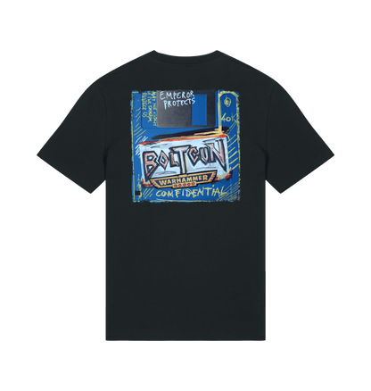 Black Printed T-shirt Back