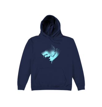 Oxford Navy Printed Hoody