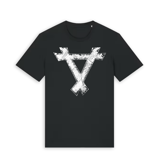 Black Printed T-shirt Front