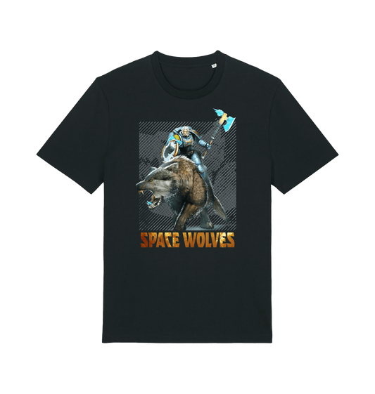 Black Printed T-shirt Front