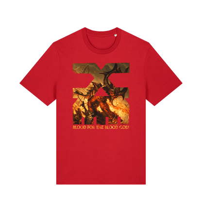 Red Printed T-shirt Front