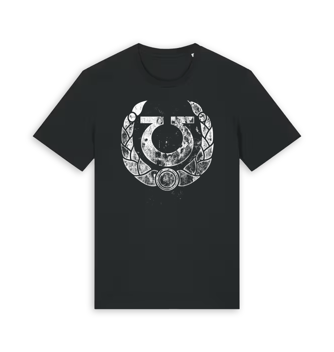 Black Printed T-shirt Front