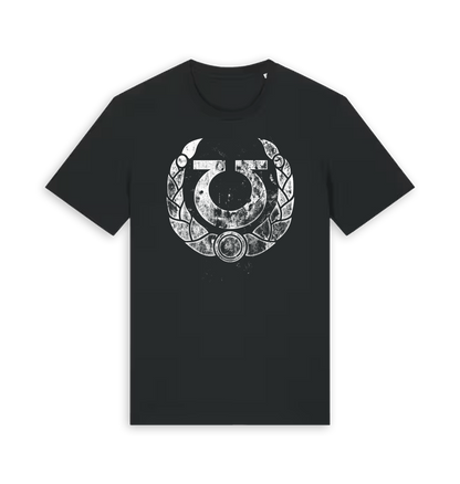 Black Printed T-shirt Front