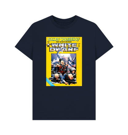 Navy Blue White Dwarf Issue 114 T Shirt