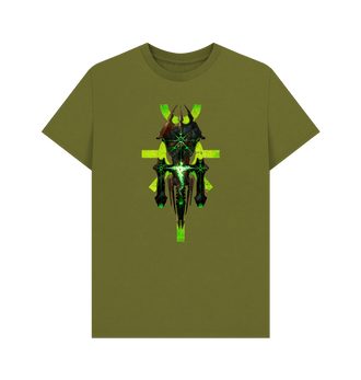 Moss Green Necrons Silent King Icon Design T Shirt