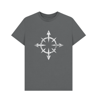 Slate Grey Chaos Daemons Battleworn Insignia T Shirt