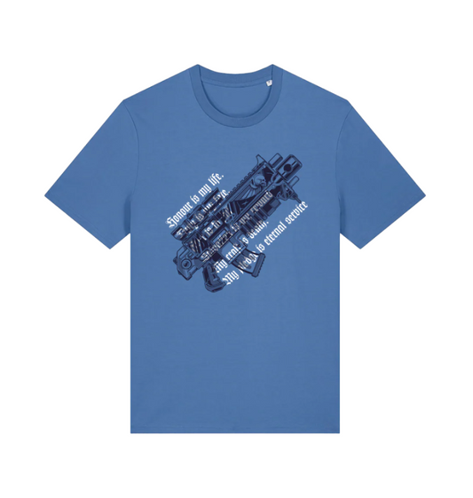Bright Blue Printed T-shirt