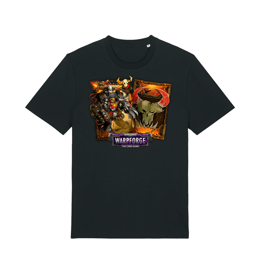 Black Printed T-shirt Front