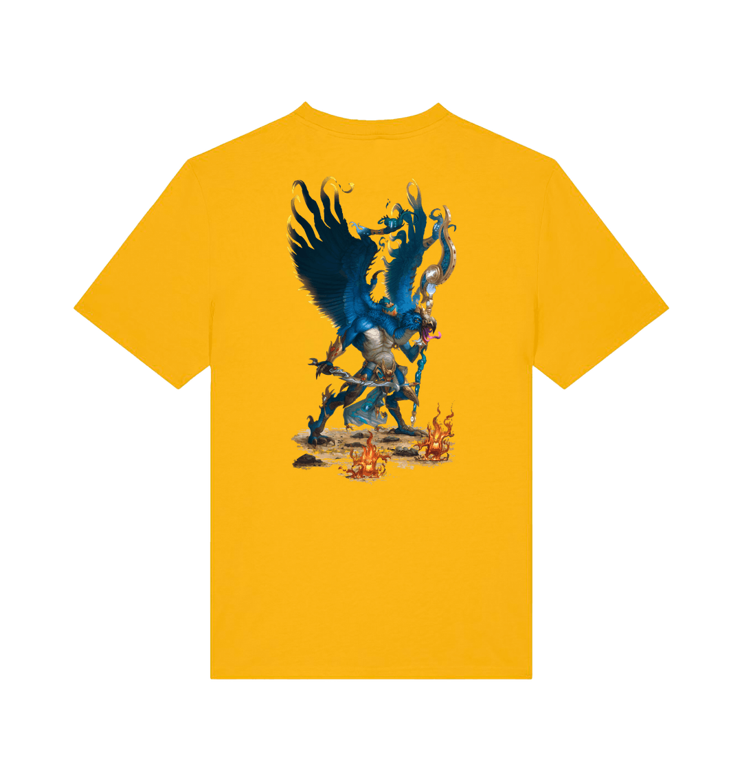 Spectra Yellow Printed T-shirt Back